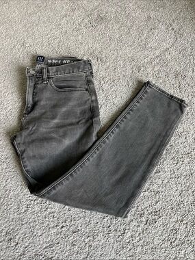 Men’s Gap Denim Faded Gray Soft Wear Size 29/30 Slim